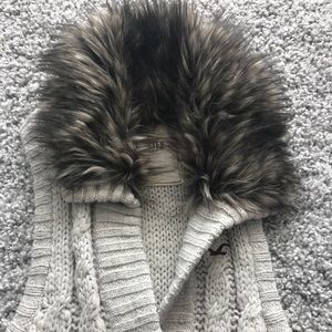 Faux Fur Sweater Vest